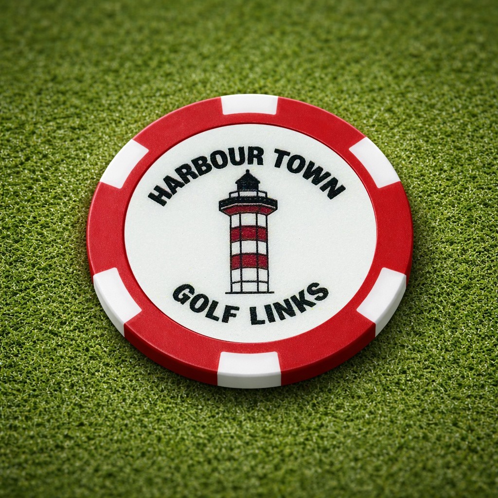 Harbour Town Golf Links - Poker Chip Golf Ball Marker Course