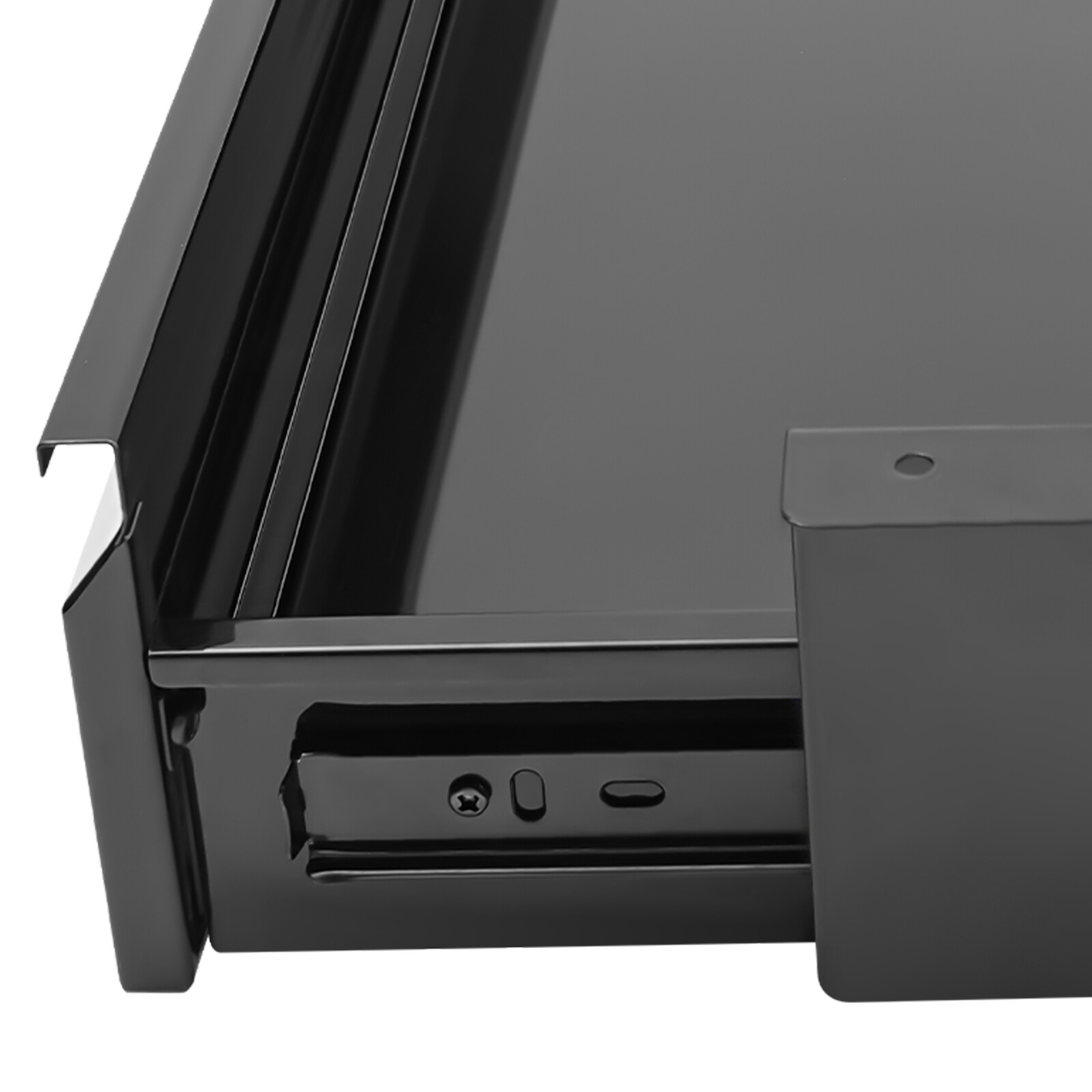 22" Black Space Saver Sliding Under Desk Storage Drawer Pull-out Drawer