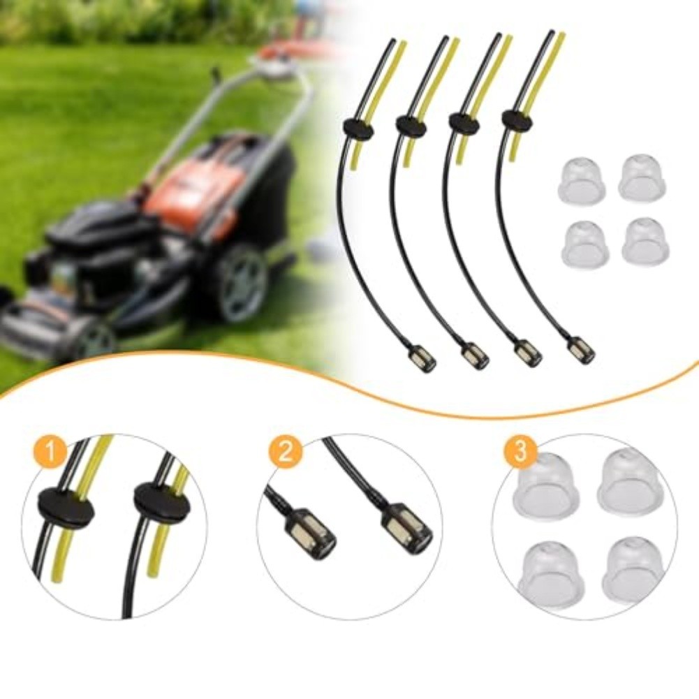 For 405 Brush Cutter Fuel Line Assembly with Fuel Filter and Bulbs Kit