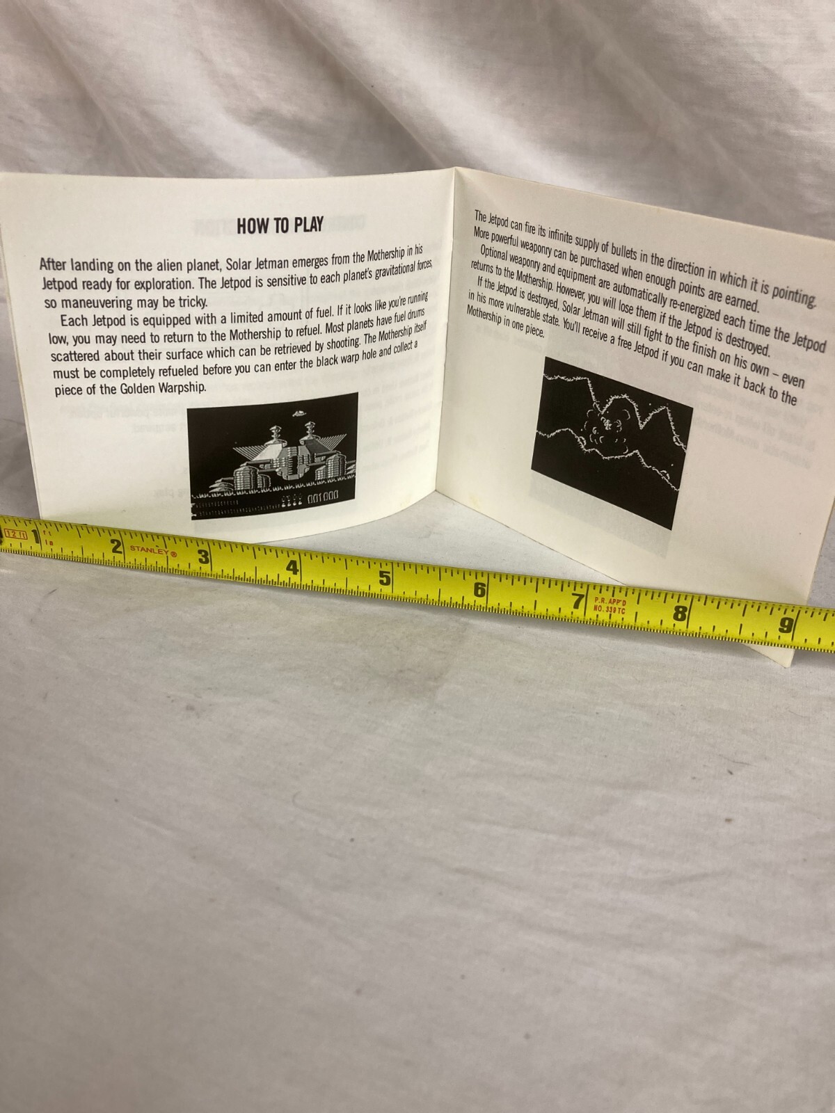 Nintendo Solar Jet Man instructions
