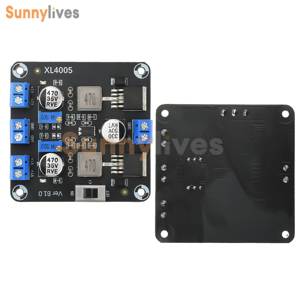 DC-DC 5-32V to 0.8-30V Adjustable Step-Down Power Module Xl4005E1 Dual Switch 5A