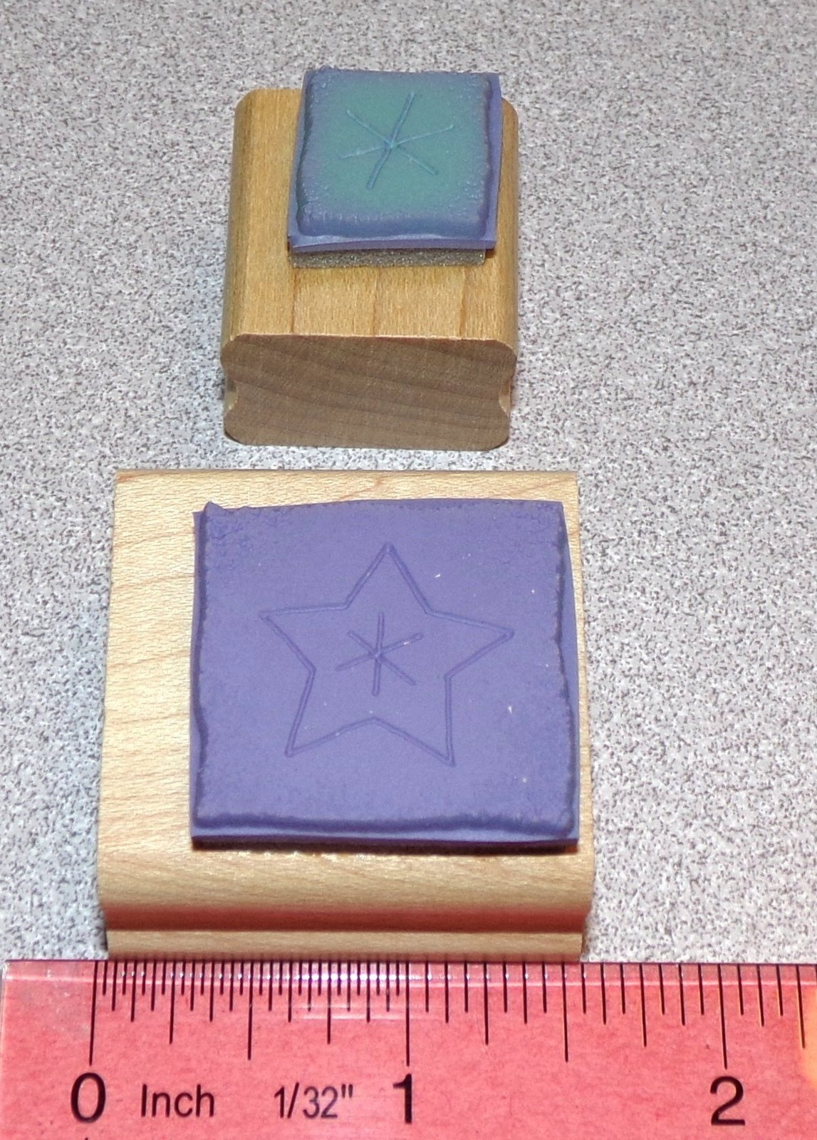 Star Rubber Stamps Design Pattern by Stampin Up Stipple Celebrations