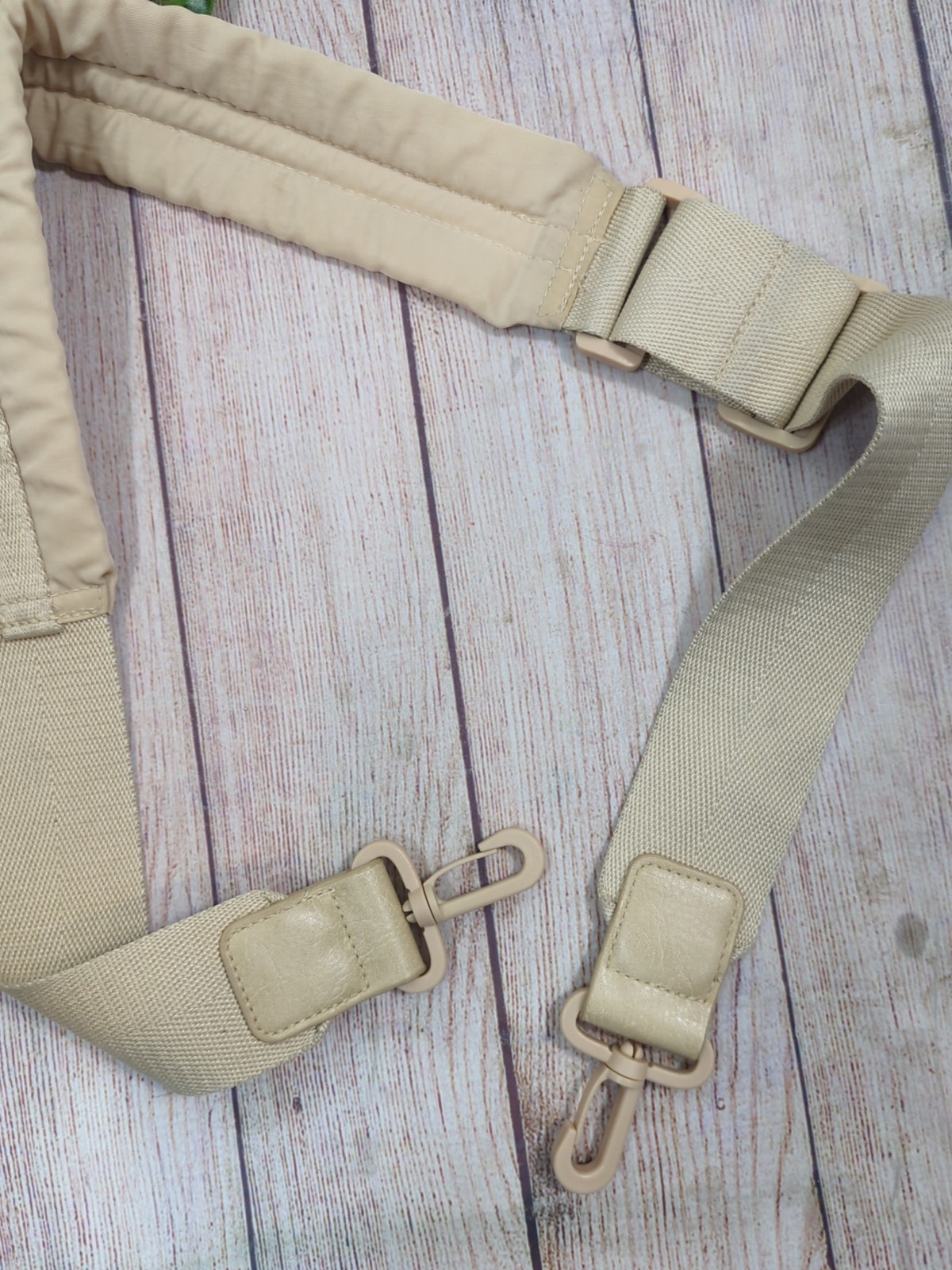 BEIS Padded Strap in Beige for Beige Bag Strap
