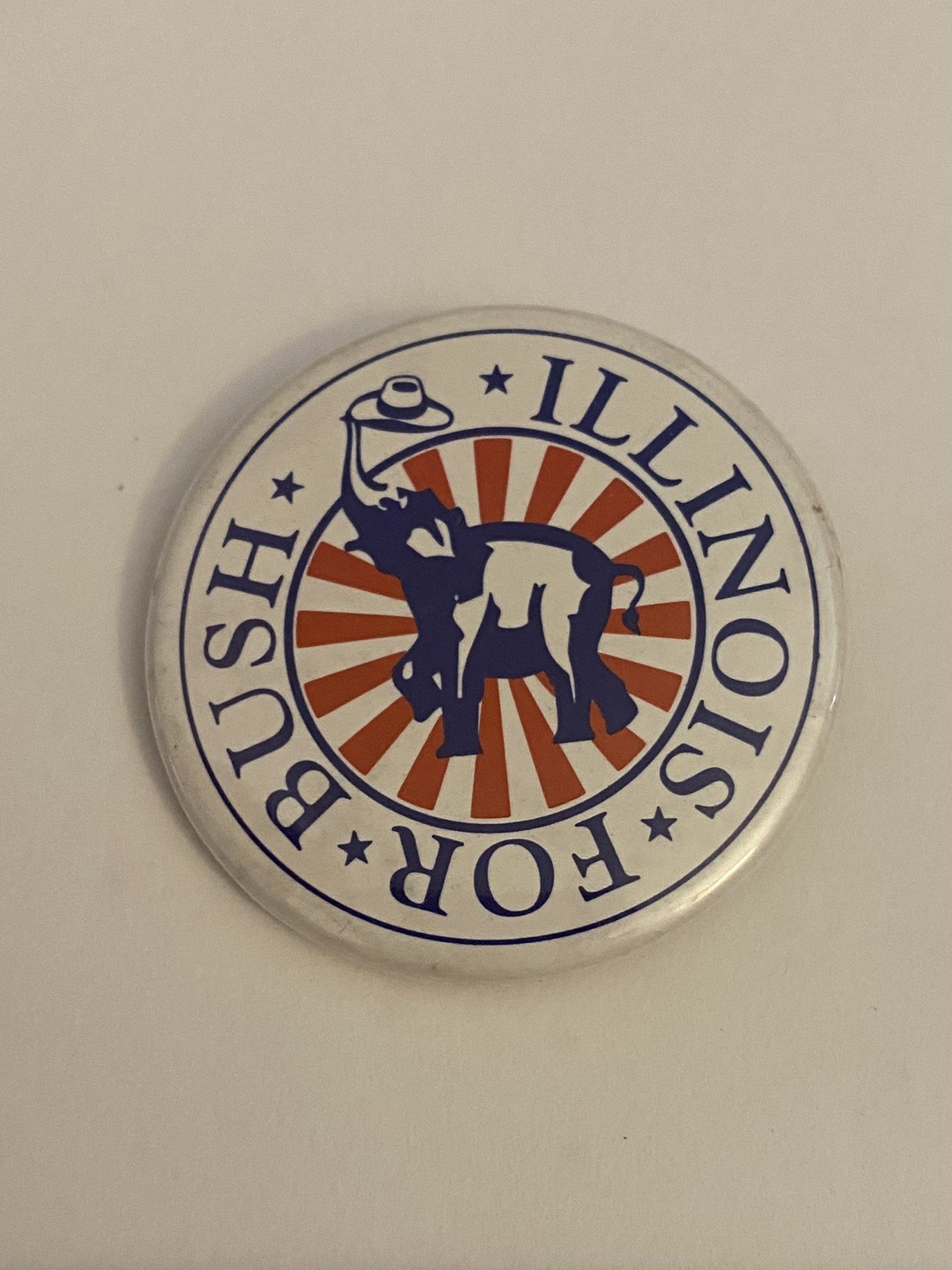 Illinois For Bush Pin Back Button P28