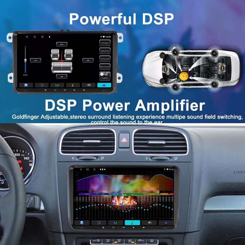 9" 4-64GB For VW Jetta 2011-2018 Car Radio Wireless Carplay Android 13 Head Unit