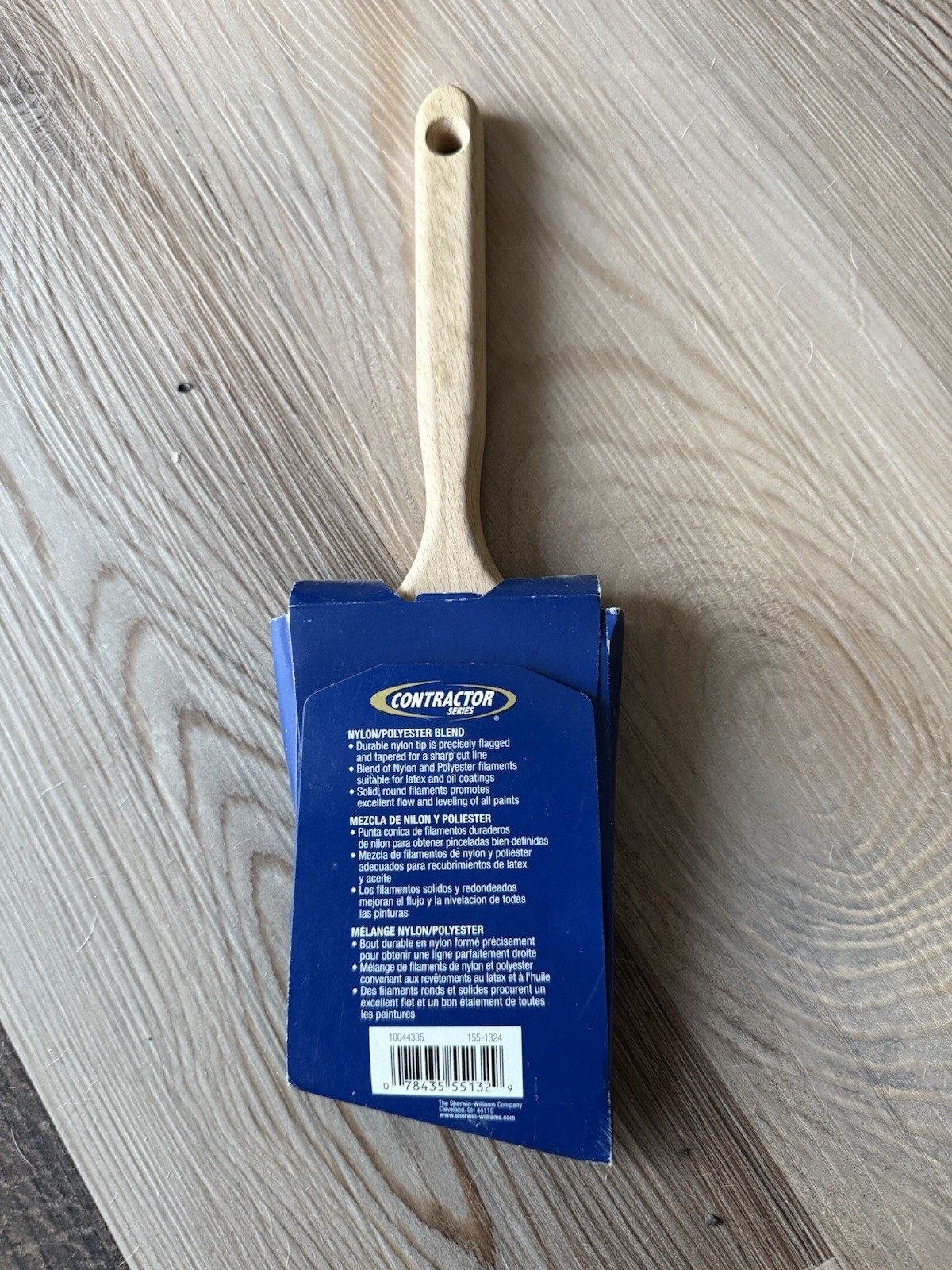 Sherwin-Williams Contractor series 3.5" Nylon/Polyester Angle LATEX Paint Brush