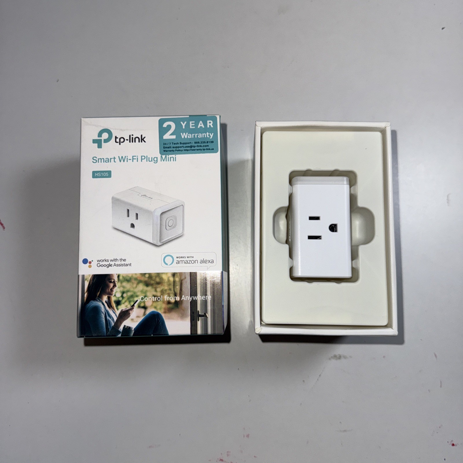 TP-Link Mini WiFi Smart Plug, Wi-Fi, Works with Alexa, Only Occupies one Socket!