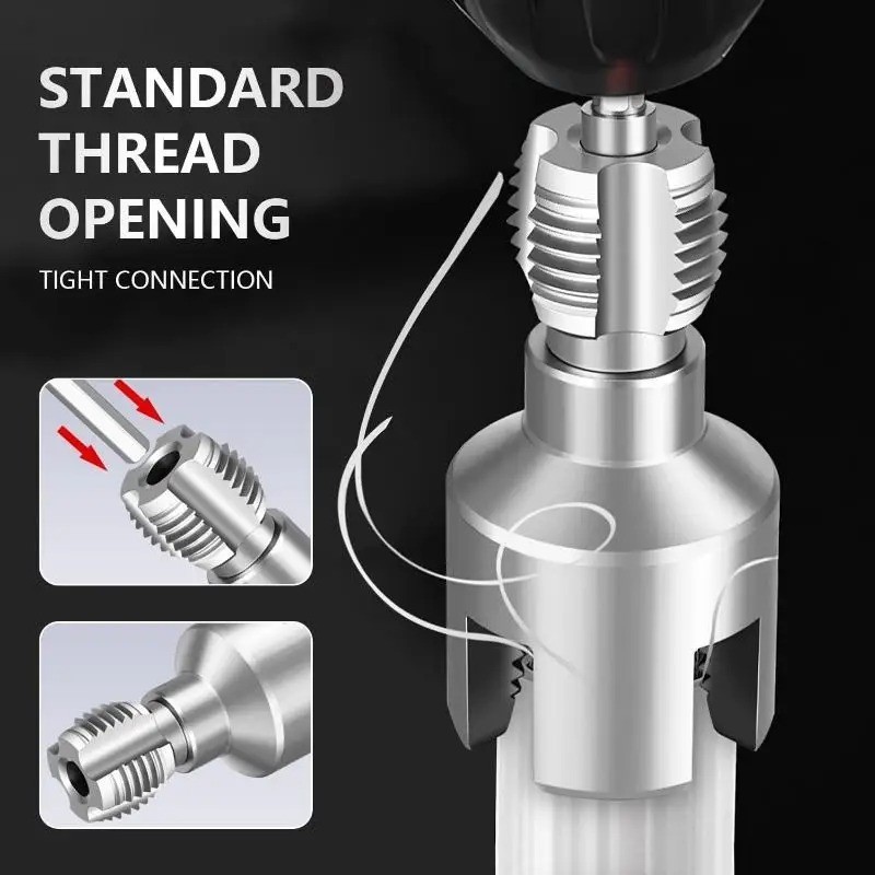 Integrated Internal & External Pipe Threading-Tool PVC Pipe Threader Kit