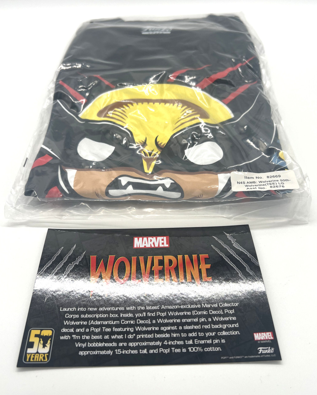 Wolverine "I'm the Best at What I Do" Black T-Shirt Marvel Coll Corp Sz Large