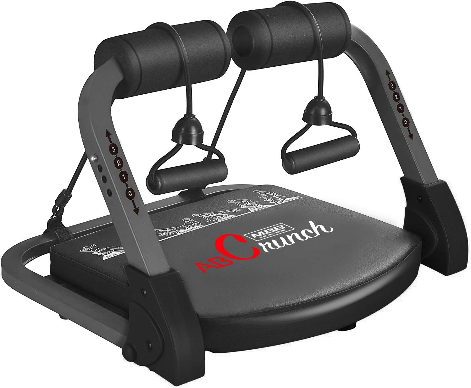 -Abs Exercise Equipment Ab Machine for Abs and Total Body Workout, Home Gym Fitn