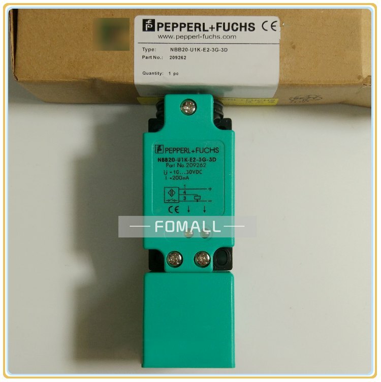 Qty:1 New For PEPPERL+FUCHS proximity switch senso NBB20-U1K-E2-3G-3D