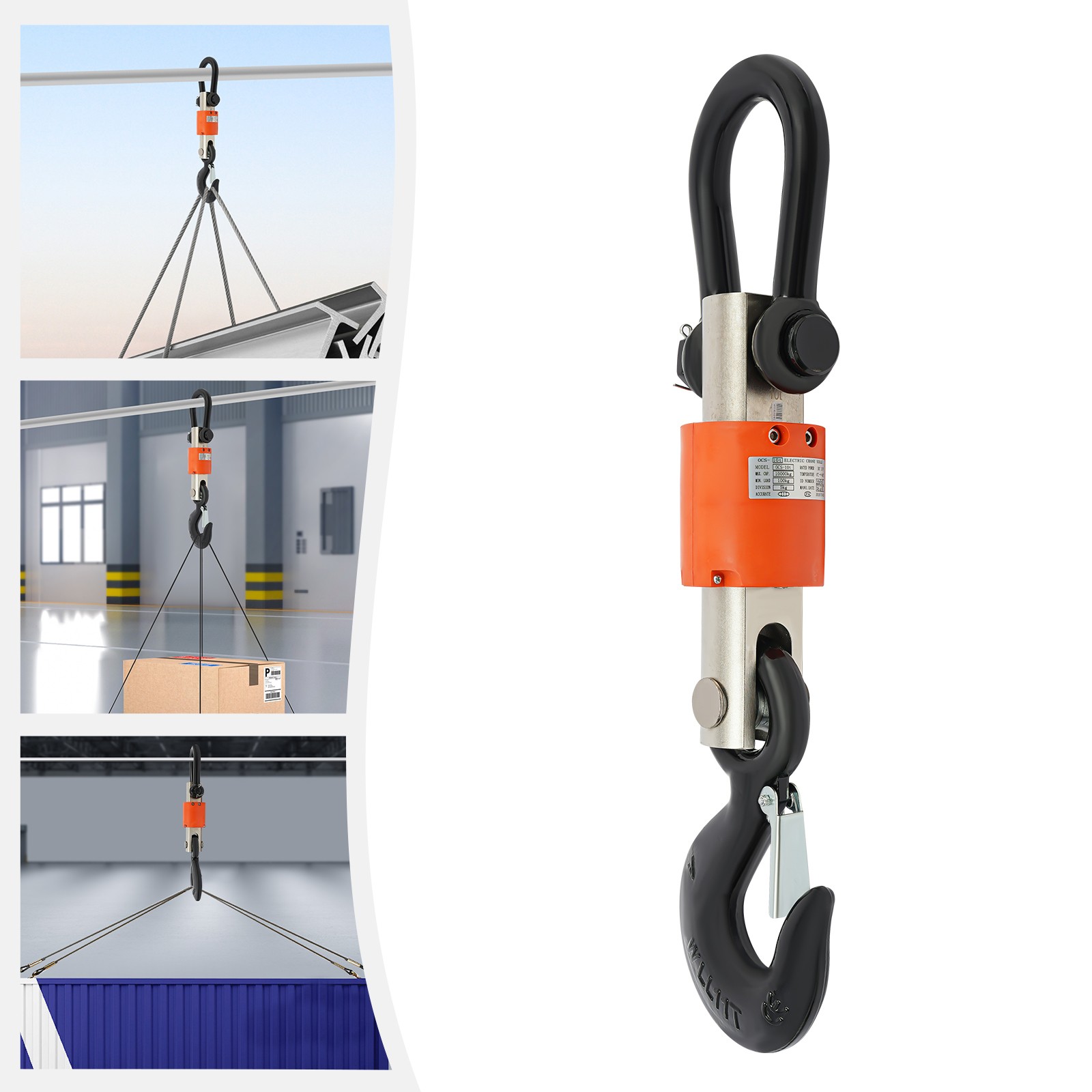 Wireless Digital Electronic Hanging Crane Scale Remote with Handheld Meter