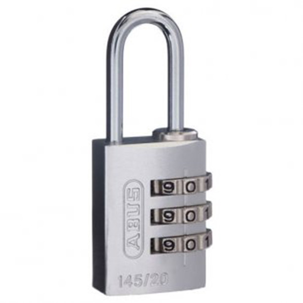 Combination Padlocks - Resettable ABUS 20mm High quality - SILVER