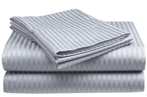 Luxurious 400 Thread Count Dobby Stripe Sheet Set 100% Cotton 9 Colors 4 Sizes