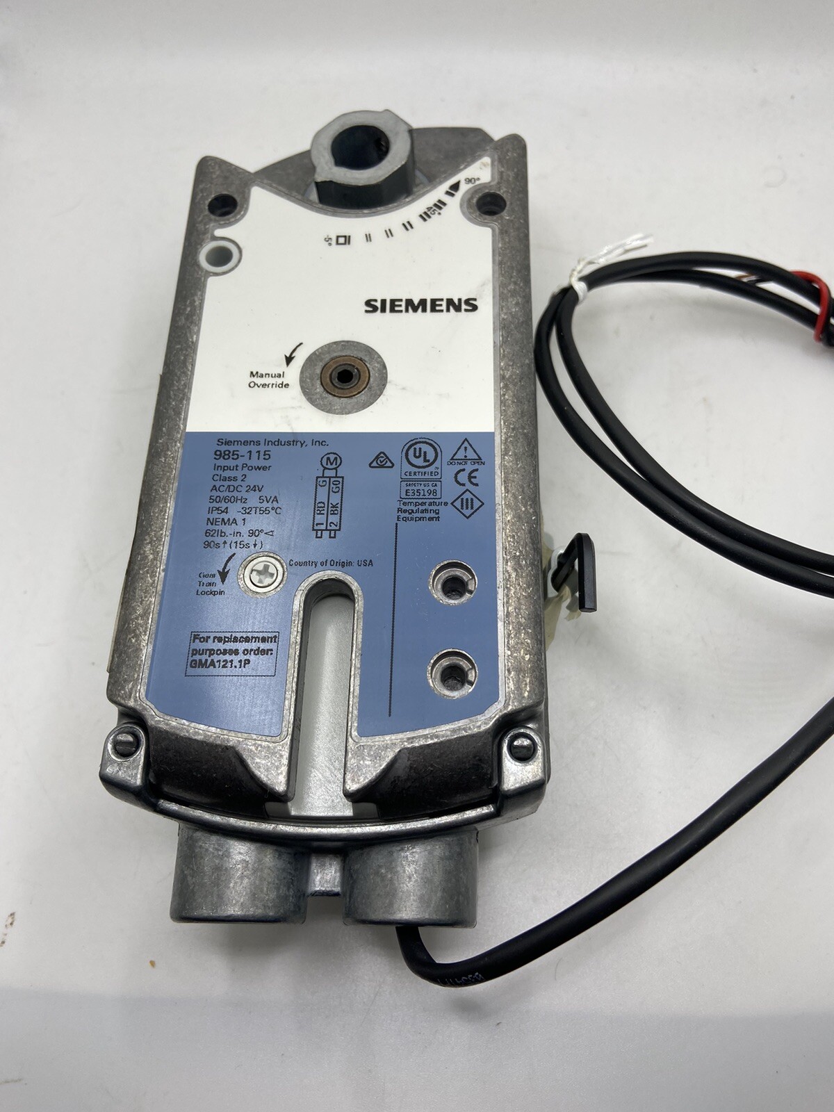 Siemens GMA121.1P Actuator