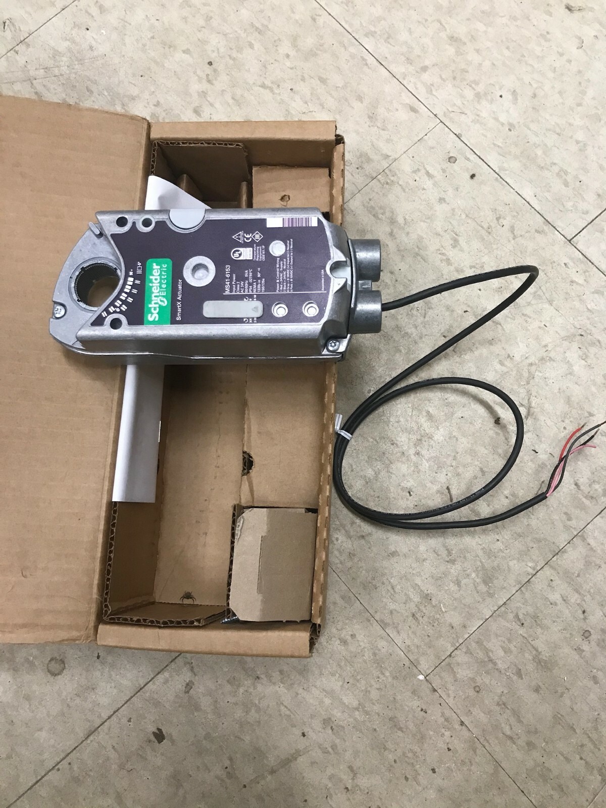Schneider electric  duradrive actuator MS41-6153, 24v, proportional/modulating.