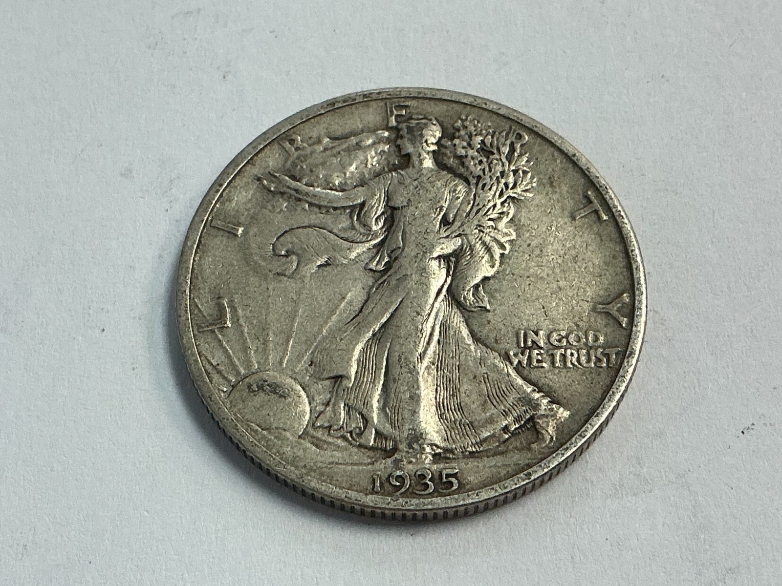 1935  WALKING LIBERTY HALF DOLLAR