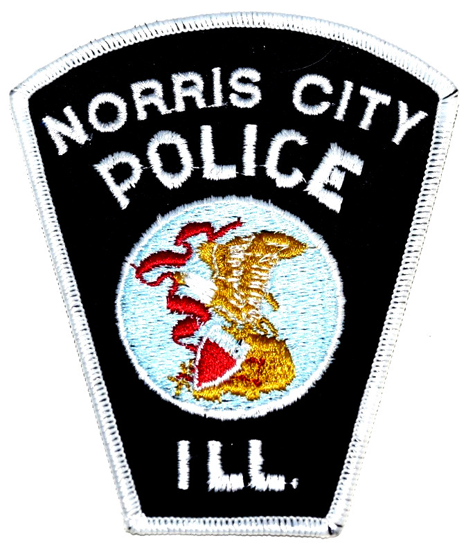 NORRIS CITY – POLICE - ILLINOIS IL Sheriff Police Patch STATE SEAL EAGLE BANNER