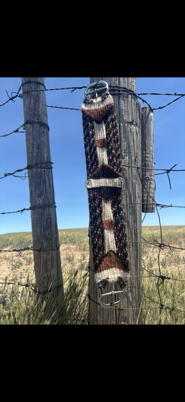Handmade Mohair Horse Cinch