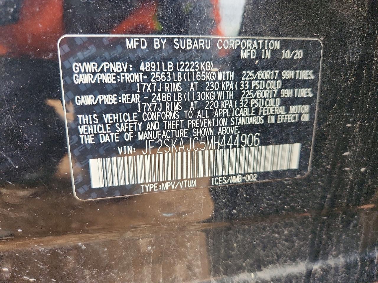 Used Ignition Immobilizer Module fits: 2021 Subaru Forester Theft-Locking immobi