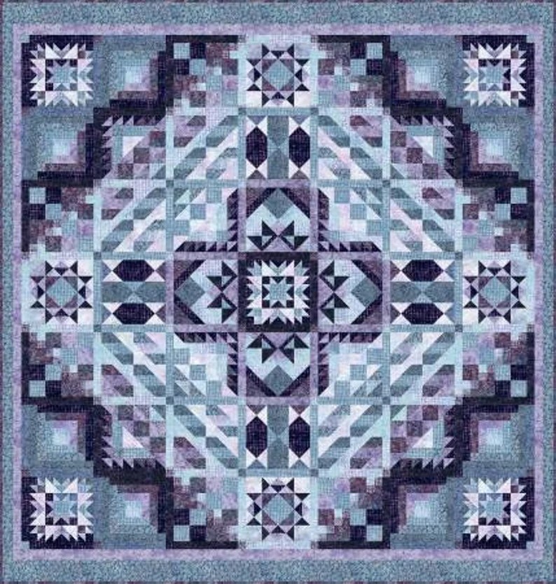 Violet Crush Quilt Pattern - printed to order with permission from Wilmington