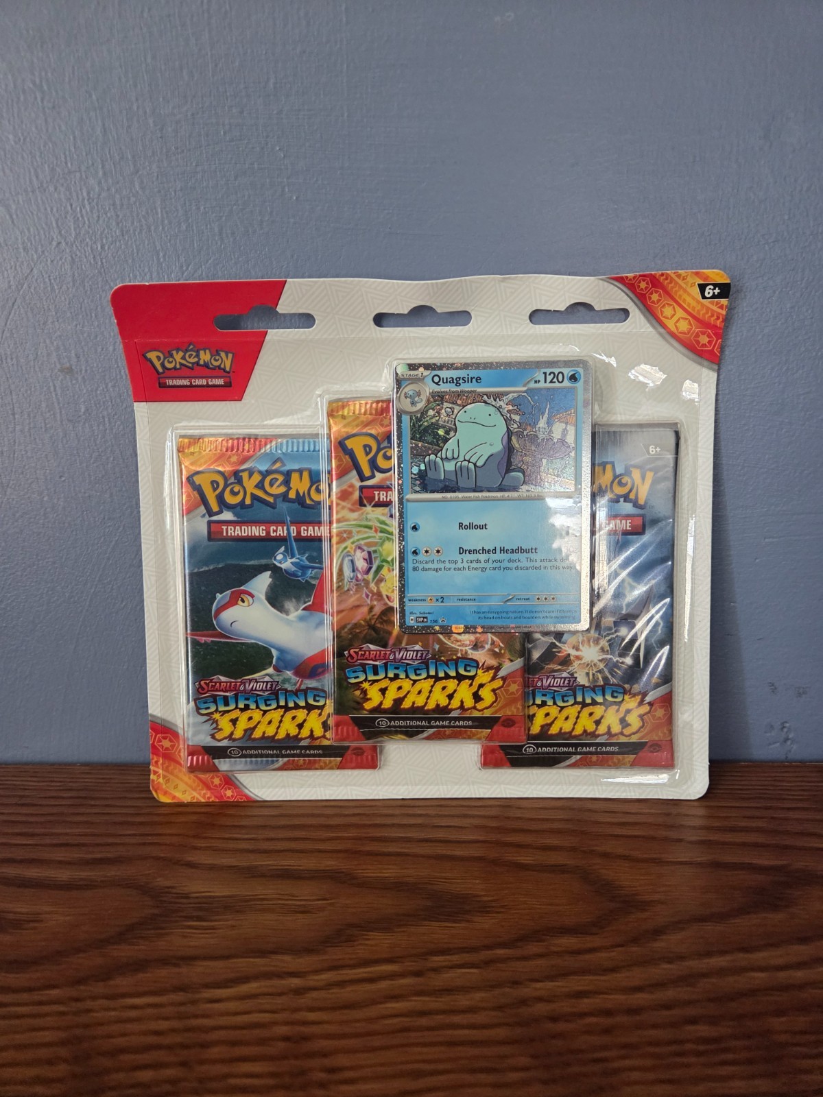 Surging Sparks 3 Pack Blisters [Quagsire] - SV08: Surging Sparks
