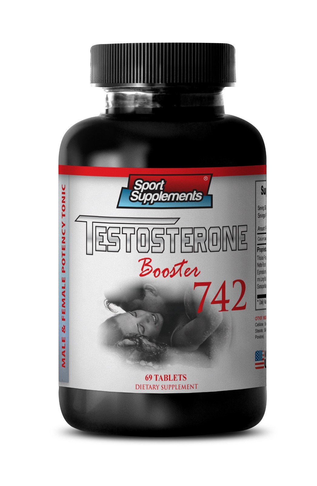 Testosterone Pills - Testosterone Booster 742 - Super Hard Male Tablets 1B