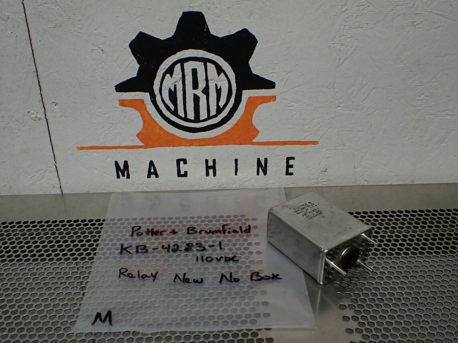 Potter & Brumfield KB-4283-1 110VDC Relay New Old Stock See All Pictures
