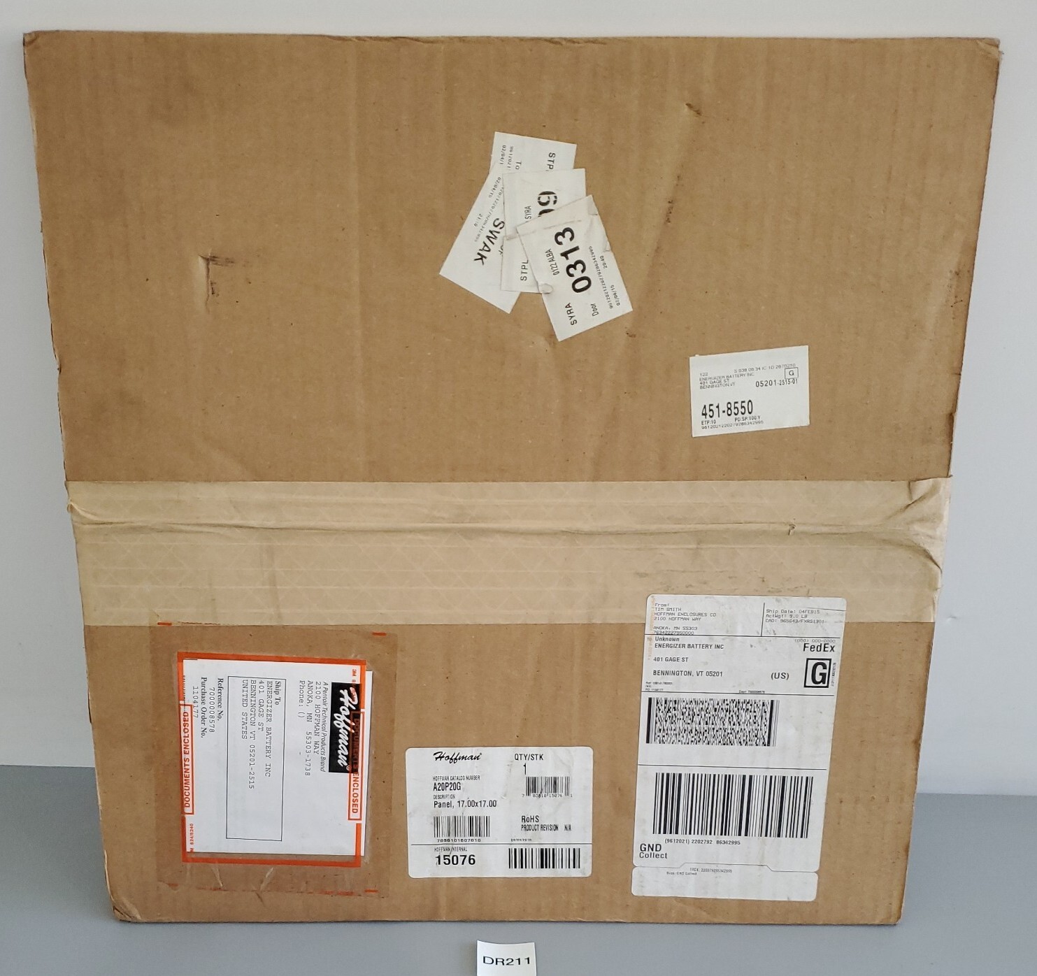 *NEW SEALED* Hoffman A20P20G Internal Panel 17.00x17.00 Fits 20x20 + Warranty!