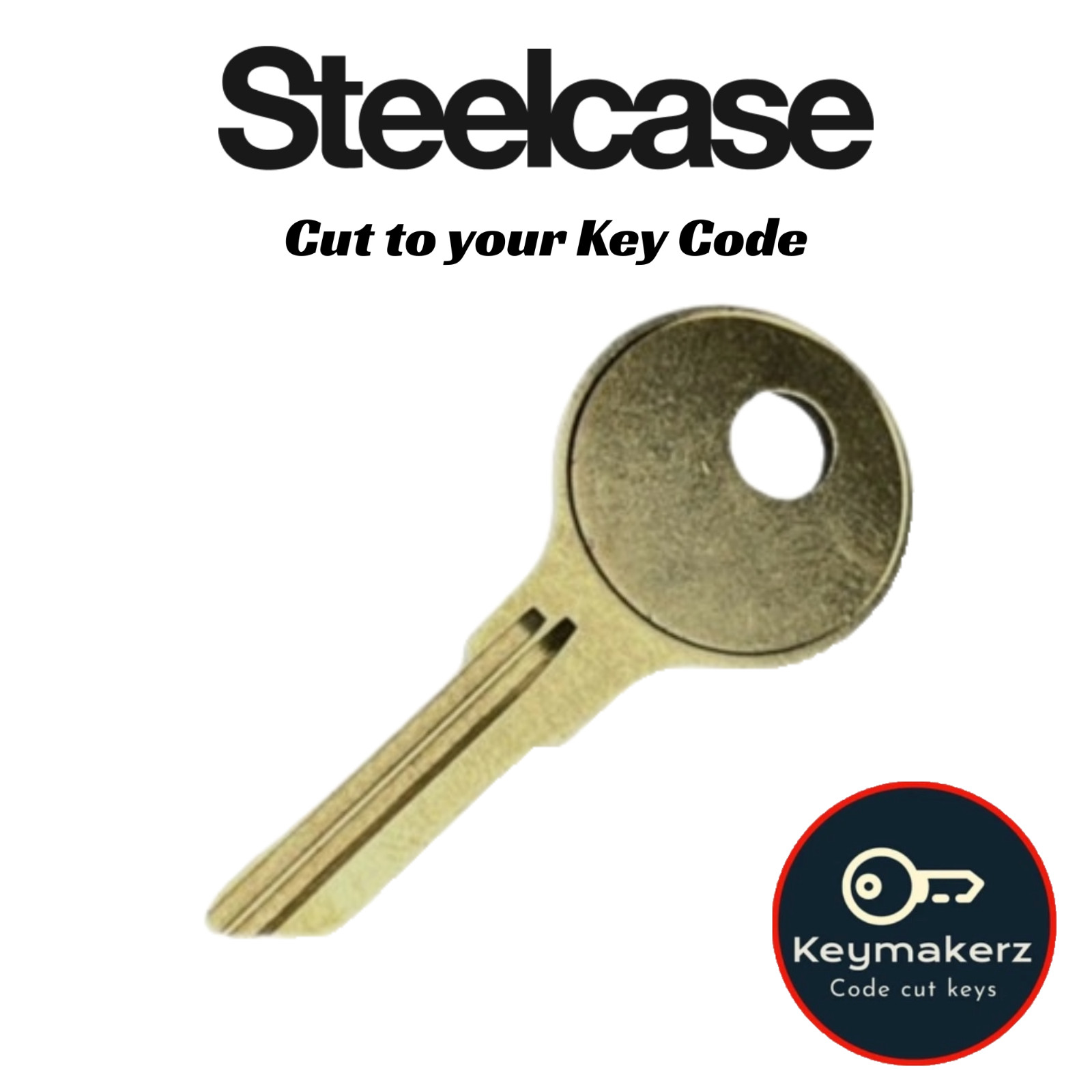 Steelcase Office Furniture Desk File Cabinet Keys Cut to Your Code FR301-FR550