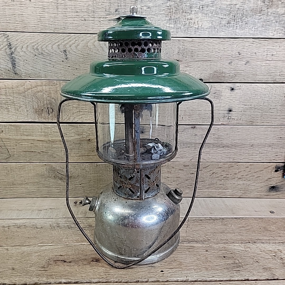 Antique Coleman Quick Lite Lantern Double Mantle The Sunshine of the Night