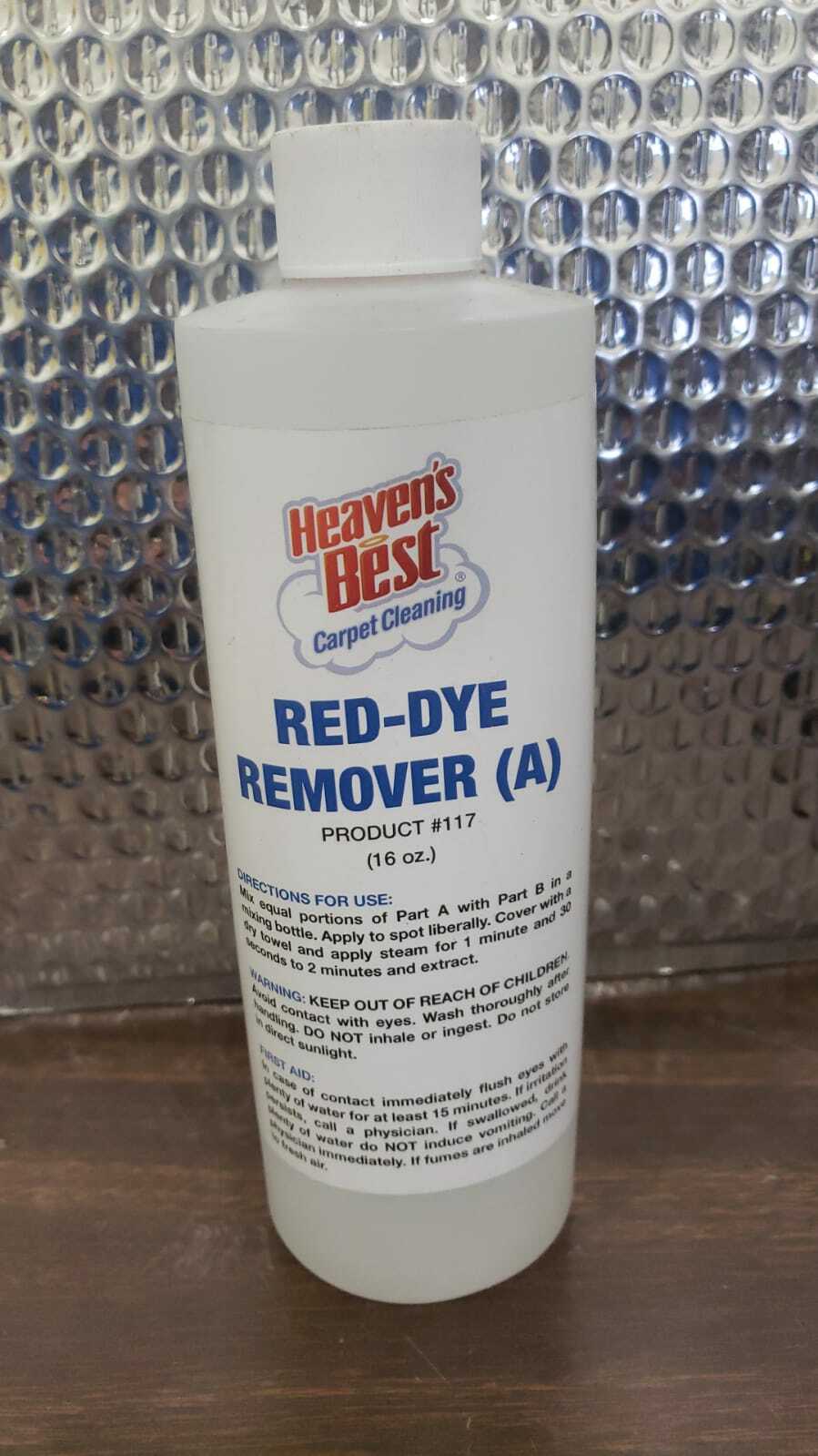 Heaven's Best Carpet Cleaning Red-Dye Remover PART A ONLY