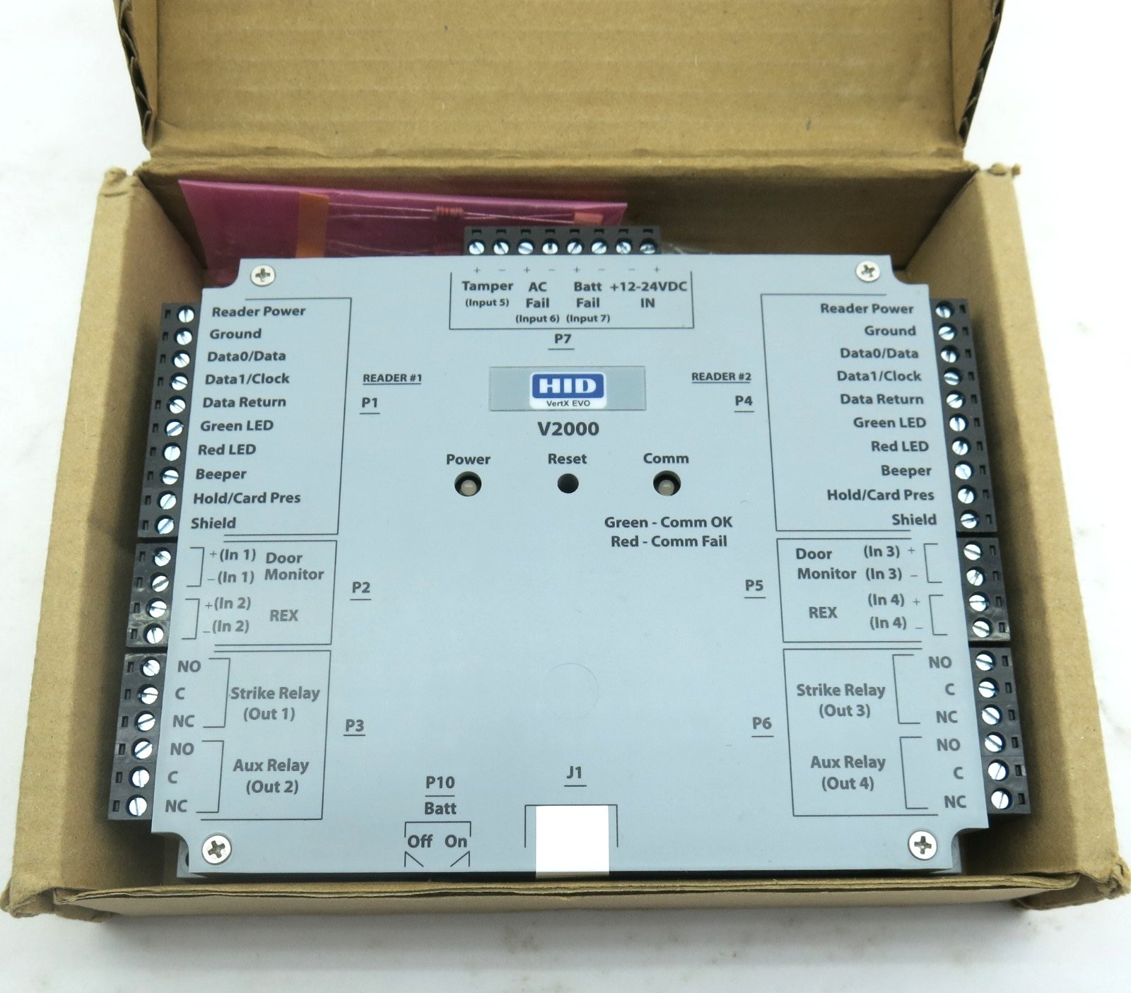 HID VertX EVO V2000 Networked Controller 72000BEP0N01A New In Box