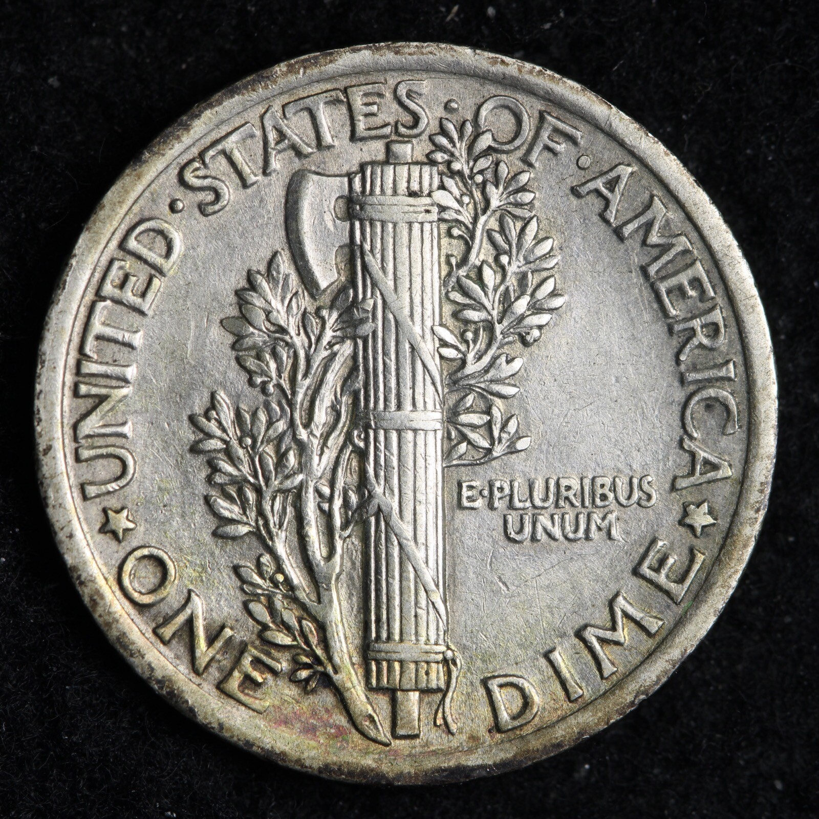 1923 Mercury Silver Dime CHOICE AU E332 RSCN
