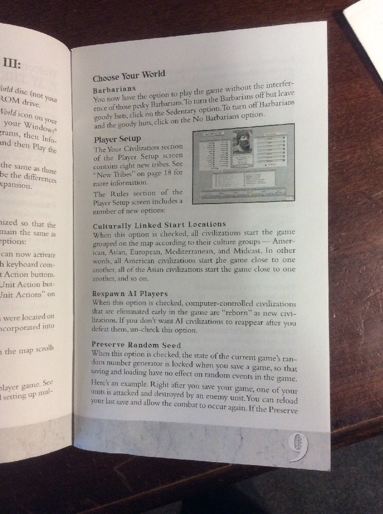 Sid Meier's Civilization 3 Manual Only For PC