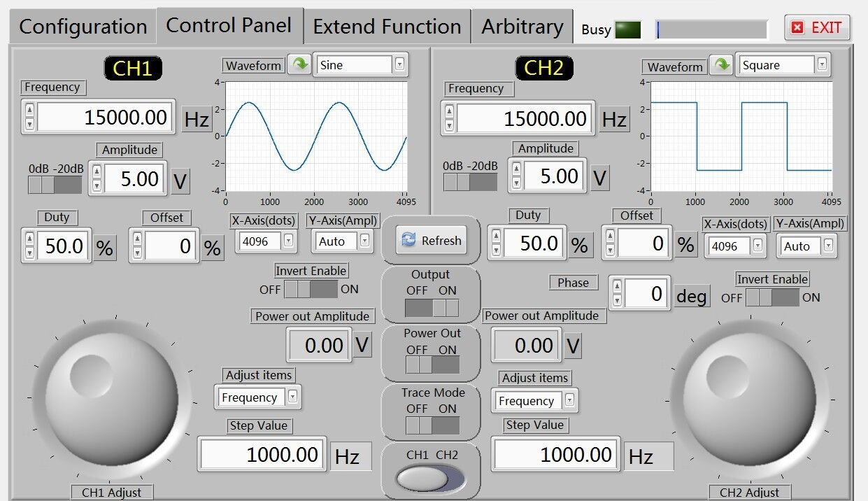 Dual Channel DDS Function Signal Generator Arbitrary Wave Sweep 6-12-20-25MHz