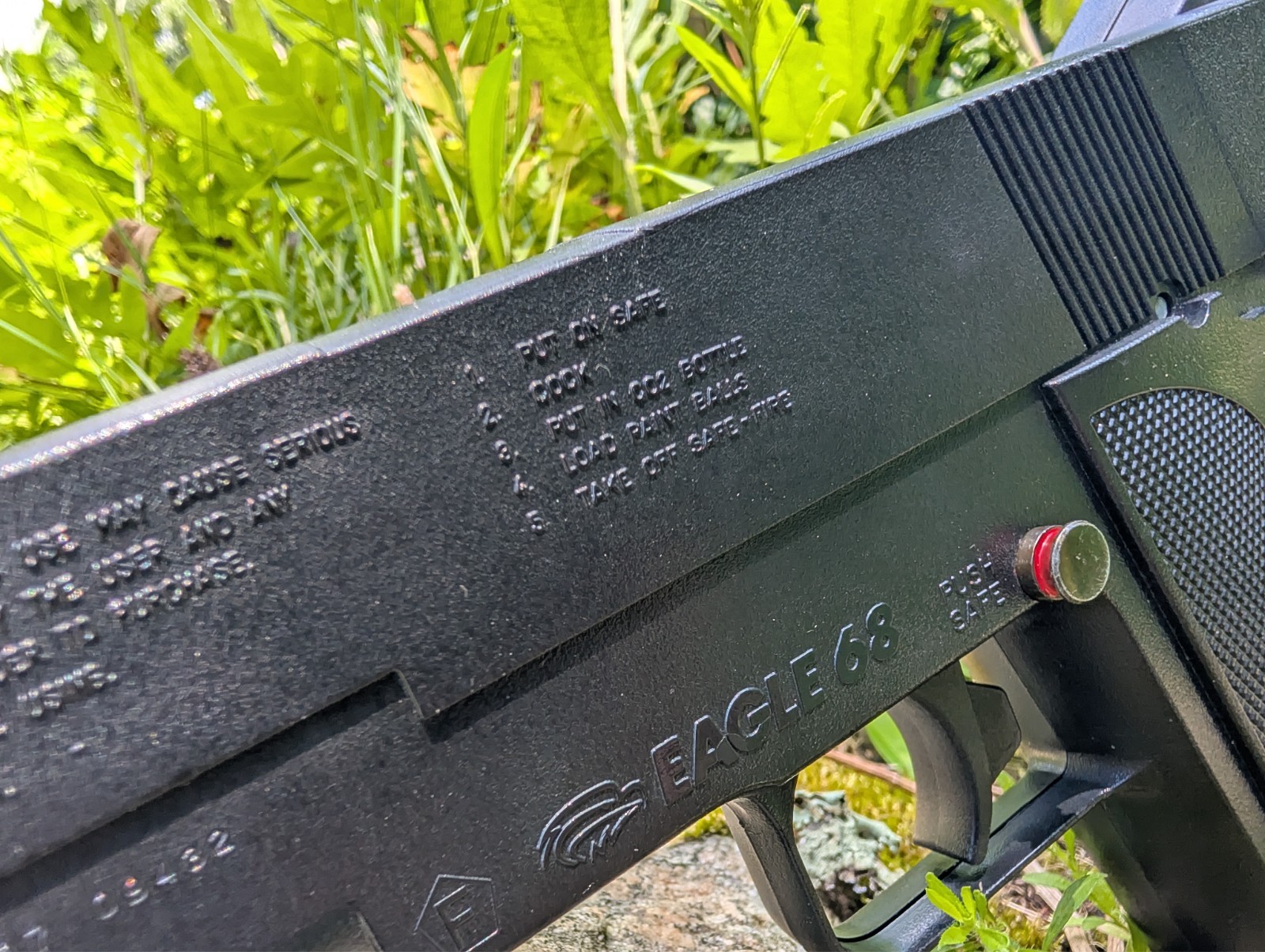 Vintage Brass Eagle 68 Paintball Marker