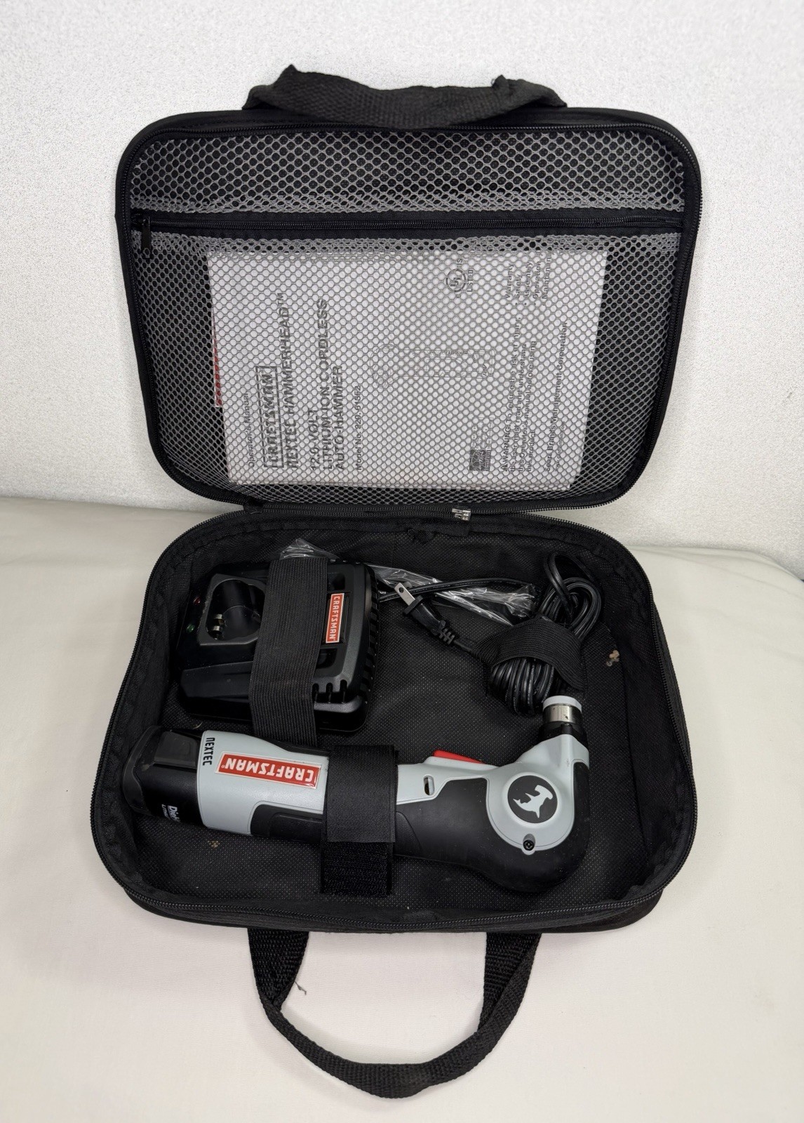 Craftsman Nextec Hammerhead Auto Hammer 12v Complete Kit Model 320.61352