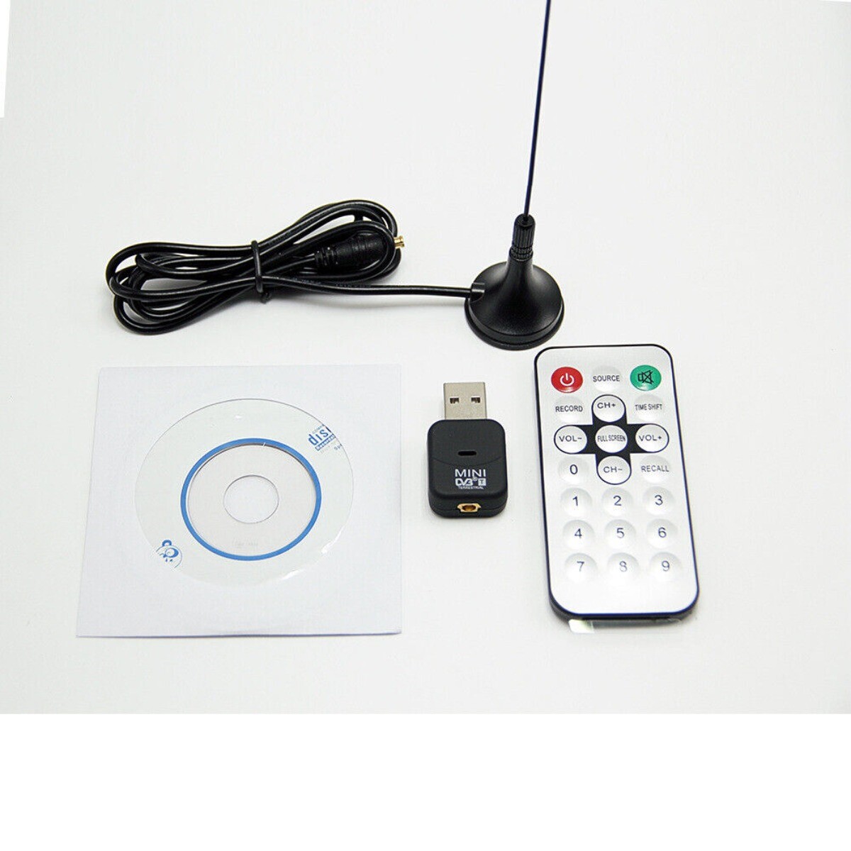 MINI USB2.0 DVB-T Digital TV Stick Dongle Stick For PC Windows 2000/XP/Vista/7/8