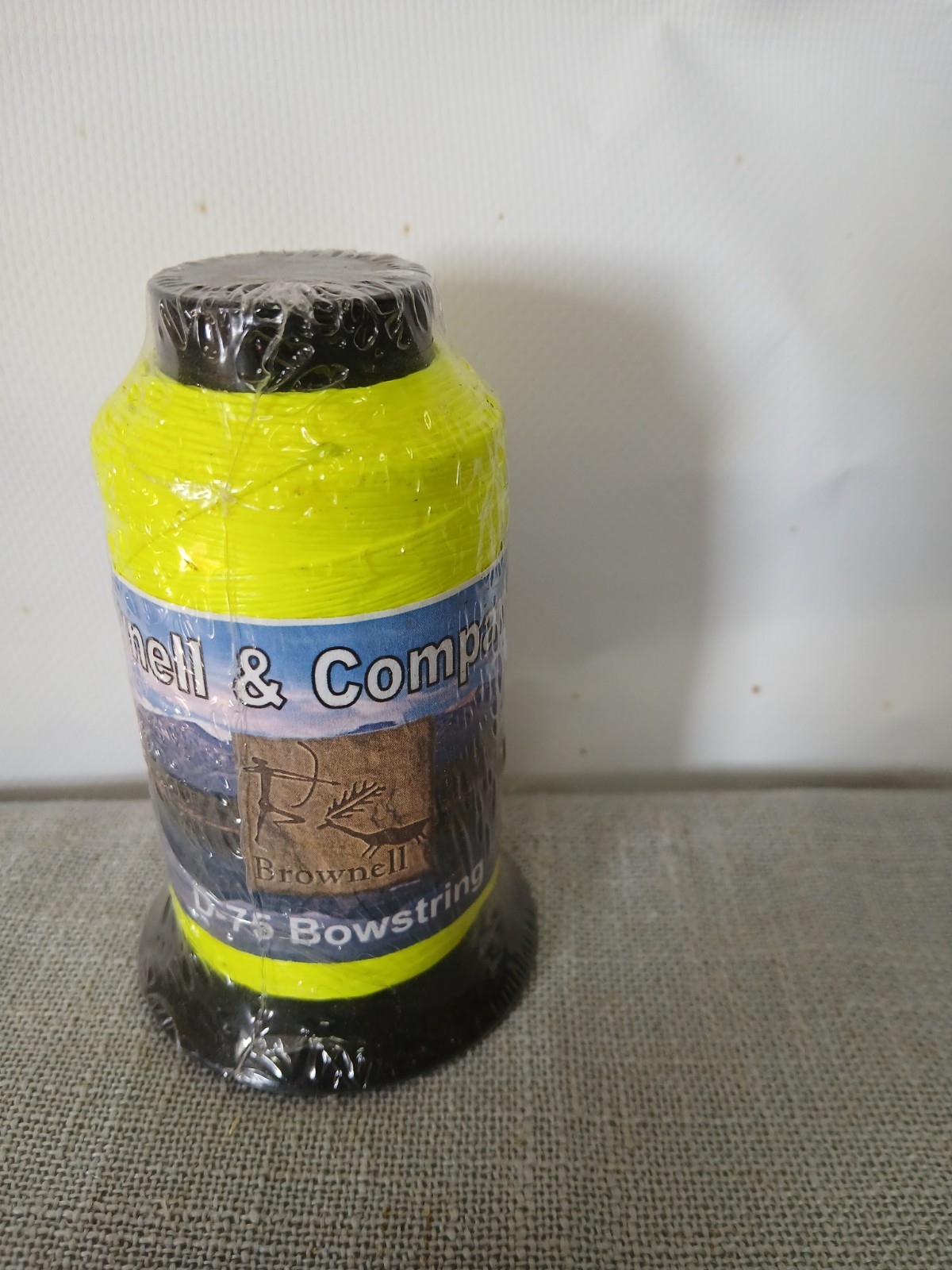 Brownell D75 Bowstring Material 1/8# Spool FLUORESCENT YELLOW