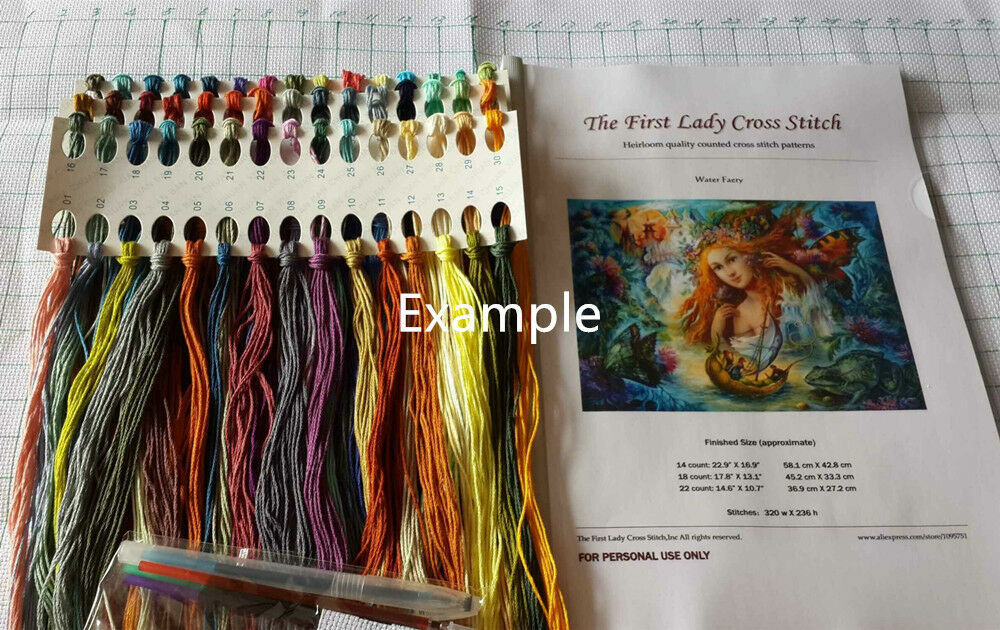 Chart Needlework Crafts DIY - Counted Cross Stitch Patterns - Train Crossing