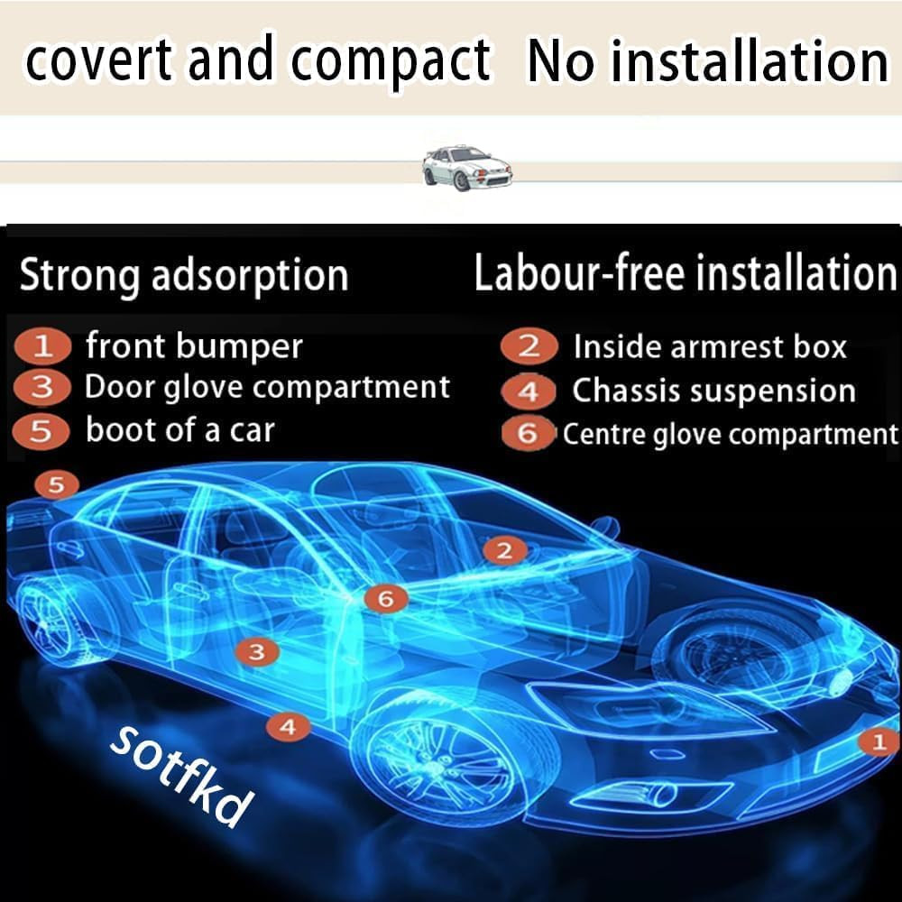 2 Pack GPS Tracker for Vehicles,Tracker Device for Vehicles,Car GPS Tracker | Tr