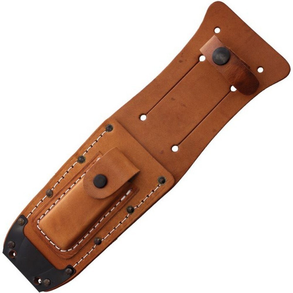 Ontario 499 Air Force Brown Leather Sheath Sharpening Stone - 6152