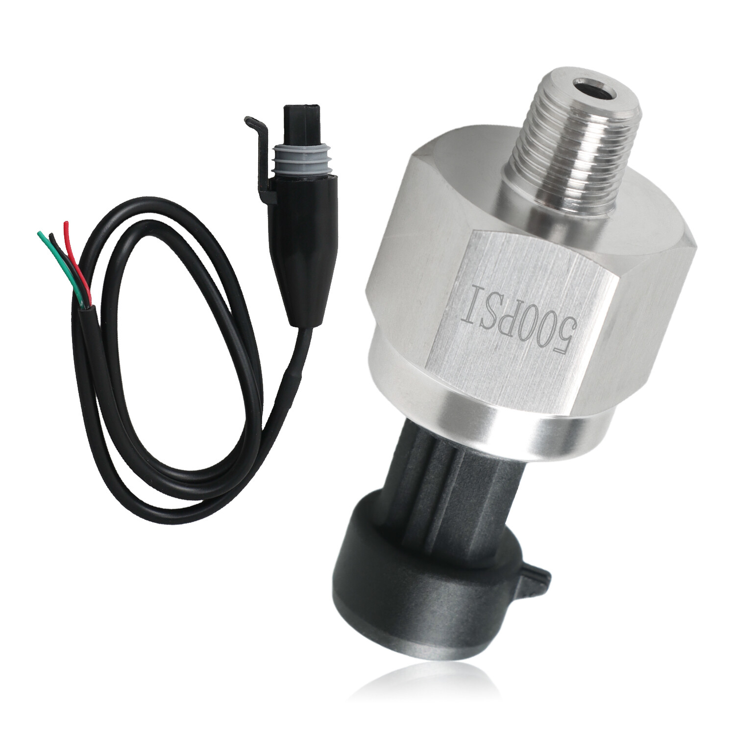 New 5V Pressure Transducer or Sender 500Psi for Fuel Diesel Oil Air Water US