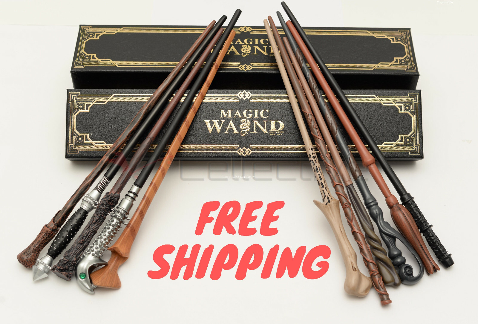 Harry Potter Magic Wand Metal Core Costume Props Gift Fantasy Hermione Albus