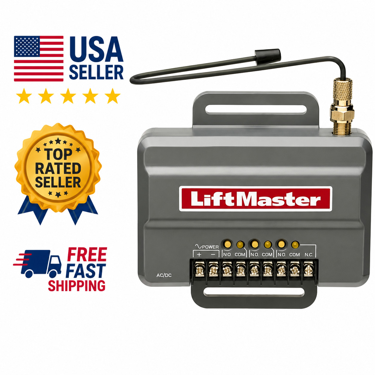LiftMaster 850LM Universal Gate and Garage Door Opener Receiver