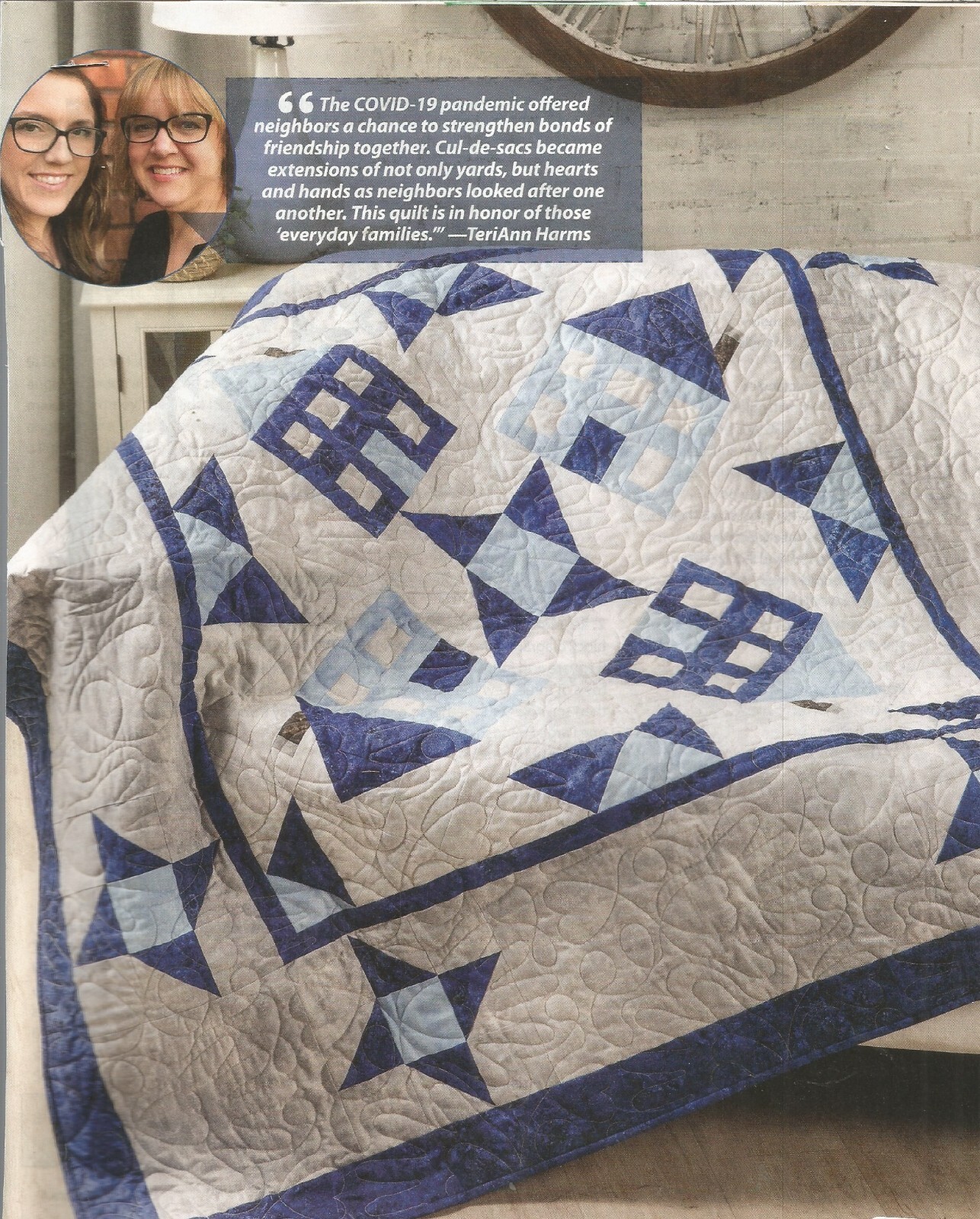 E0309 CUL-DE-SAC QUILT PATTERN/INSTRUCTIONS