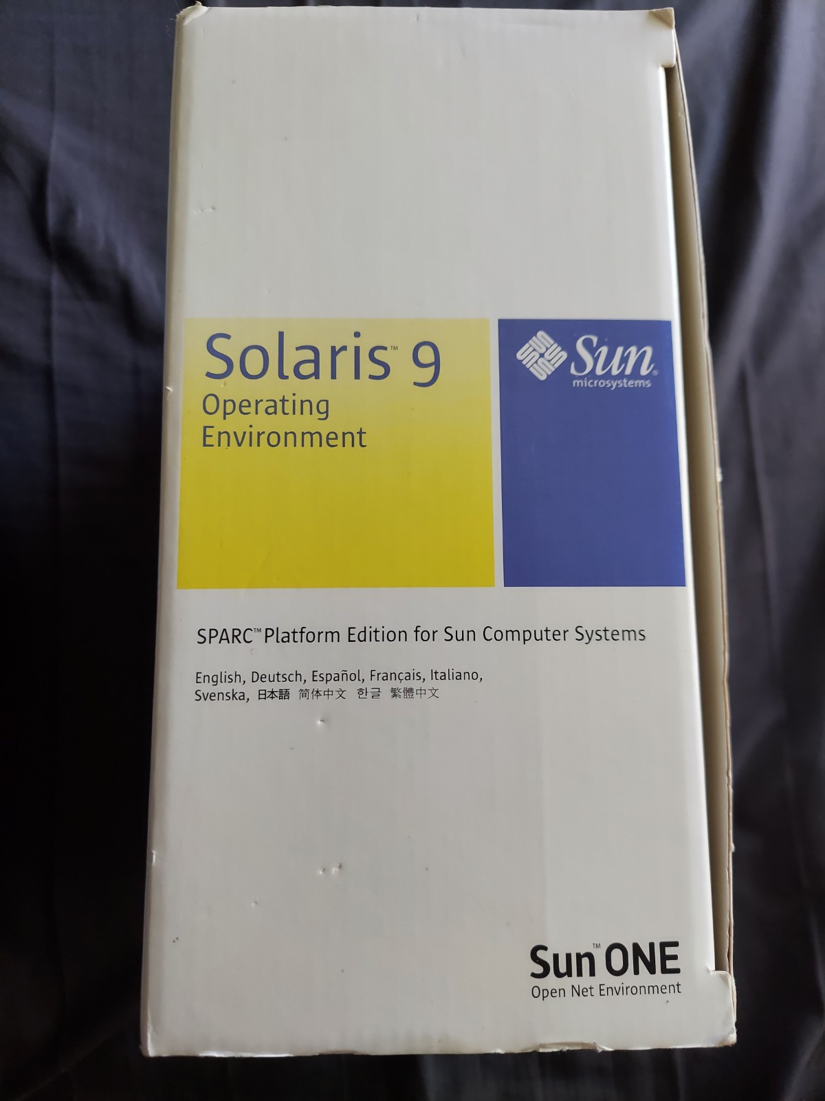 Sun Microsystems Solaris 9 Operating System Environment OS Install SPARC DVD CD