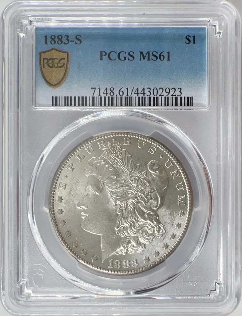 1883-S $1 PCGS MS61 Morgan Silver Dollar 44302923