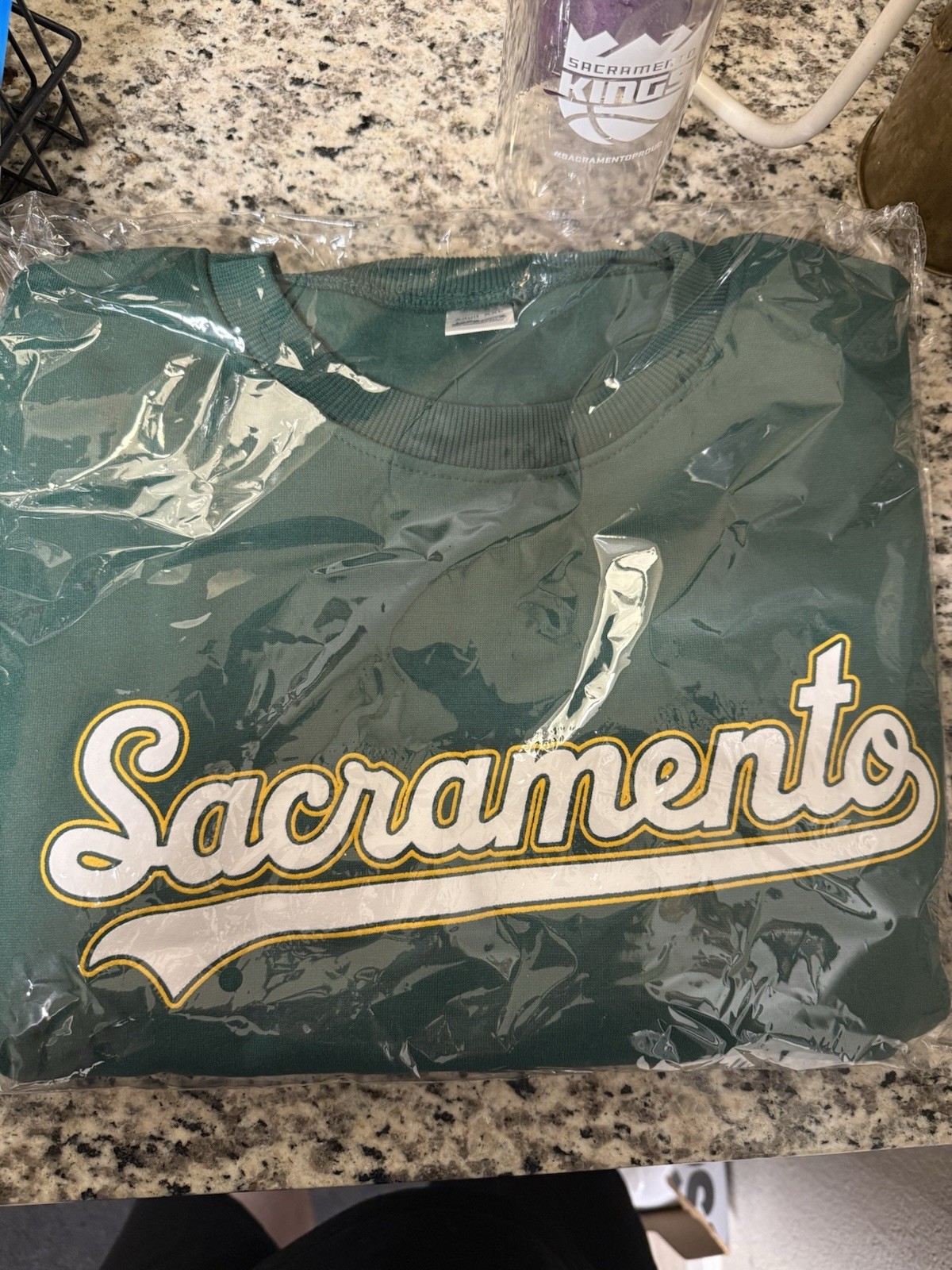 SACRAMENTO A’s Athletics SGA XXL Green Crewneck Sweatshirt BRAND NEW. 9/26/25